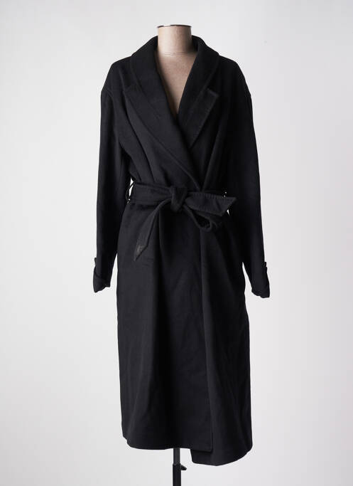 Manteau long noir SALSA pour femme