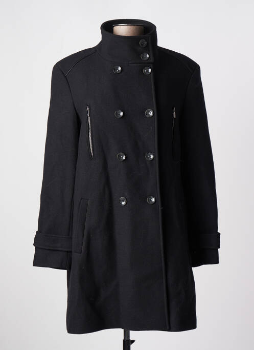Manteau long noir SALSA pour femme