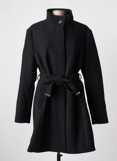 Manteau long noir SALSA pour femme