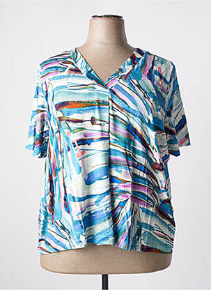 Top bleu GRIFFON pour femme