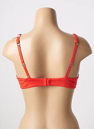 Soutien-gorge effet matière satinée haut soutien-gorge moulé orange ESPRIT femme