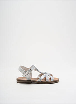 Sandales/nu pieds impression chiquet argent BELLAMY fille