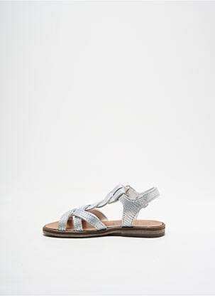 Sandales/nu pieds impression chiquet argent BELLAMY fille