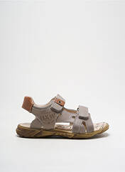 Sandales/Nu pieds gris BOPY pour garçon seconde vue