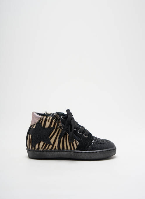 Bottillons noir REQINS pour fille