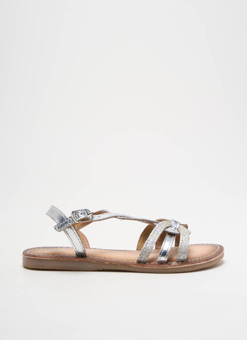 Sandales/Nu pieds argent LILYBELLULE pour fille