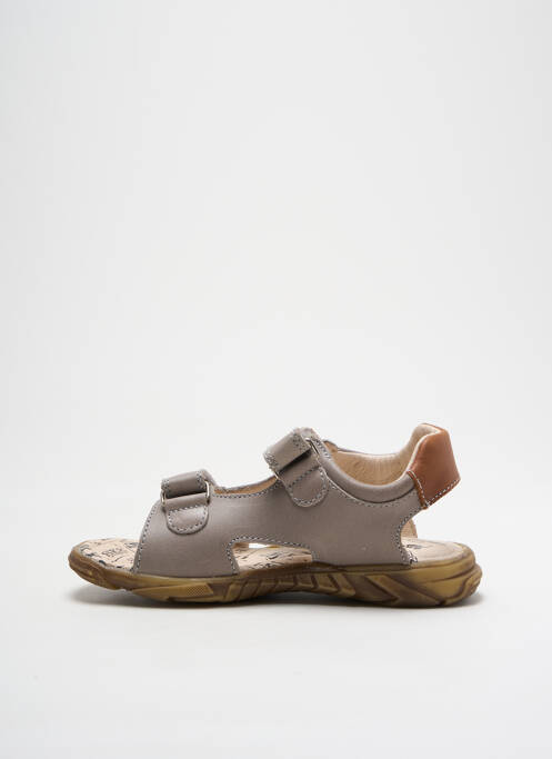 Sandales/Nu pieds gris BOPY pour garçon