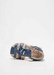 Sandales/Nu pieds bleu BOPY pour fille seconde vue