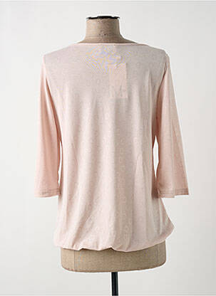 Top col v manches 3/4 beige MULTIPLES femme