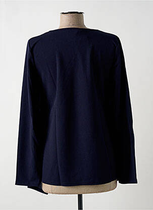 Top imprimé fantaisie manches longues bleu MULTIPLES femme