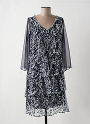 Robe mi-longue bleu MULTIPLES pour femme seconde vue