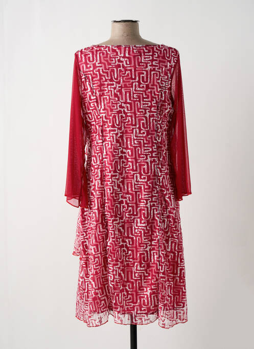 Robe mi-longue rouge MULTIPLES pour femme