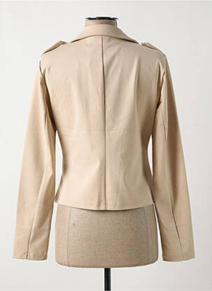Veste casual col tailleur beige ICHI femme
