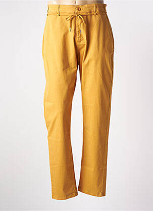 Pantalon chino stretch taille normale jaune BASK IN THE SUN homme