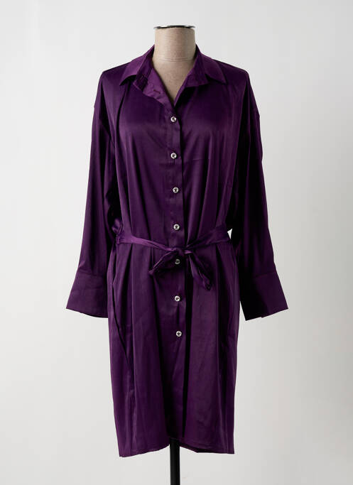Robe mi-longue violet MULTIPLES pour femme
