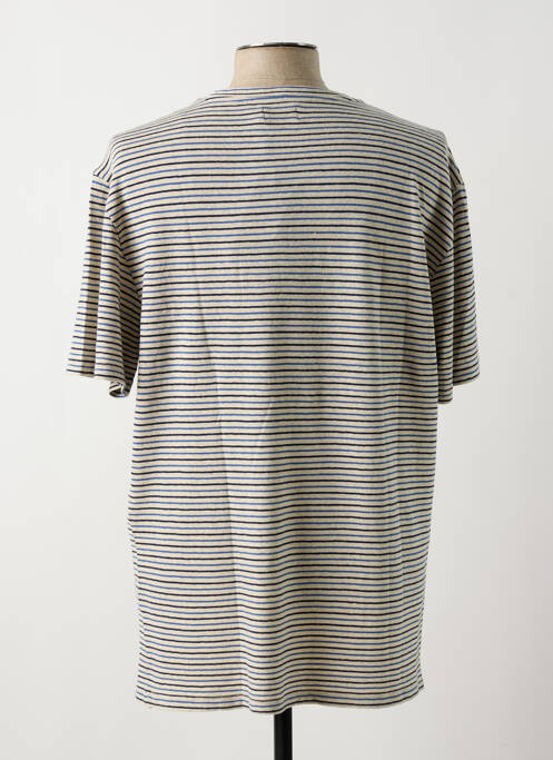 T-shirt bleu BASK IN THE SUN pour homme