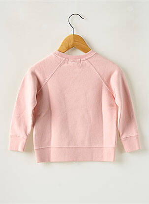 Sweat-shirt broderie manches longues rose FRENCH DISORDER fille