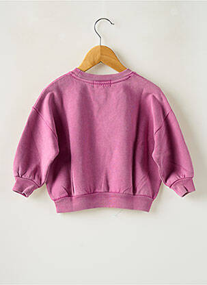 Sweat-shirt manches longues manches longues rose FRENCH DISORDER fille