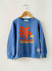 Sweat-shirt bleu FRENCH DISORDER pour enfant seconde vue