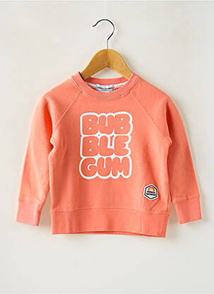 Sweat-shirt orange FRENCH DISORDER pour enfant