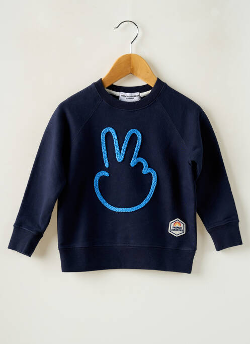 Sweat-shirt bleu FRENCH DISORDER pour garçon