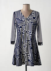 Robe courte bleu MULTIPLES pour femme seconde vue