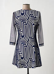 Robe courte bleu MULTIPLES pour femme seconde vue