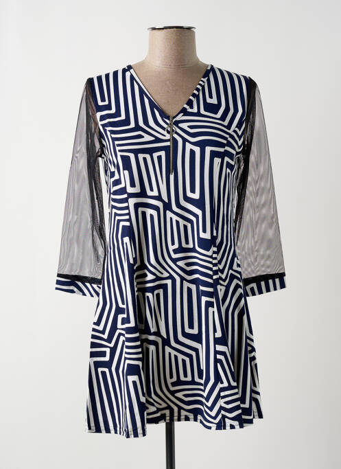 Robe courte bleu MULTIPLES pour femme