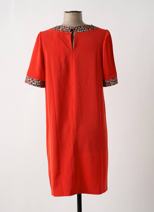 Robe courte orange MULTIPLES femme