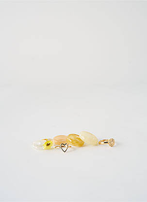 Bague matériaux métal or PIECES femme