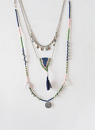 Collier ornement perles argent PIECES femme