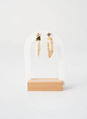 Boucles d’oreilles beige PIECES pour femme seconde vue