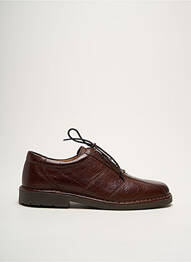 Derbies matière lisse talon bas marron ARIMA homme