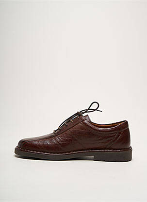 Derbies semelle amovible talon bas marron ARIMA homme