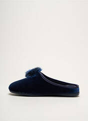 Chaussons/Pantoufles bleu CM CONFORT pour femme seconde vue