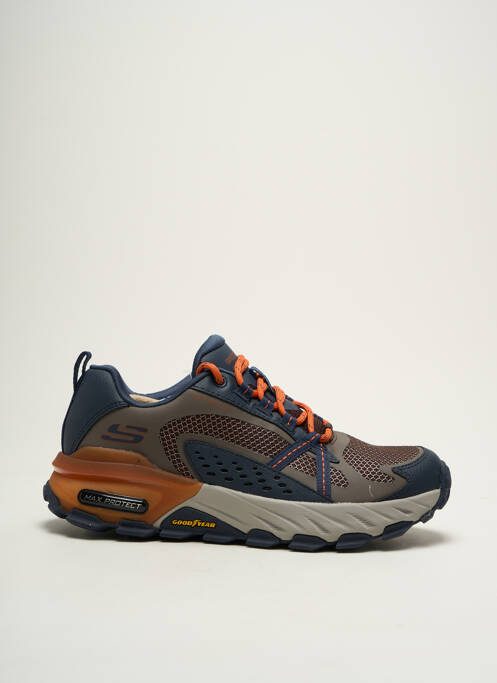 Baskets bleu SKECHERS pour homme