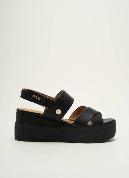 Sandales/Nu pieds noir MUSTANG pour femme