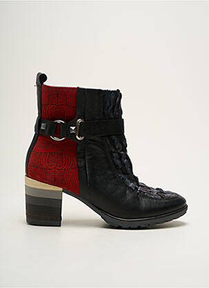 Bottines/boots matière lisse talon de 4 à 6cm rouge MACIEJKA OBUWIE femme