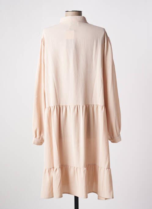 Robe mi-longue beige MULTIPLES pour femme
