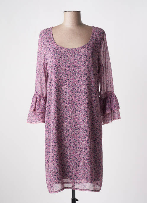 Robe courte violet MULTIPLES pour femme