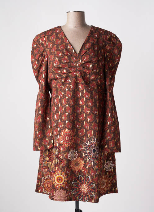 Robe courte orange MULTIPLES pour femme