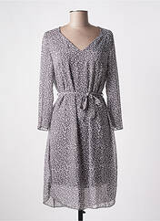 Robe mi-longue gris MULTIPLES pour femme seconde vue