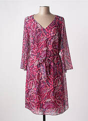 Robe mi-longue rose MULTIPLES pour femme seconde vue