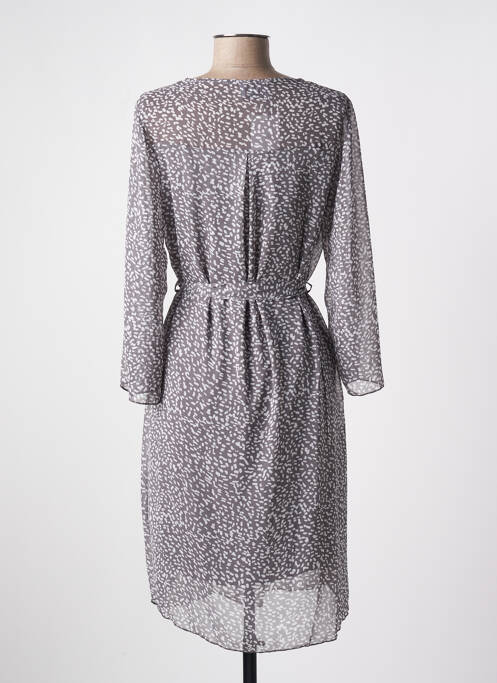 Robe mi-longue gris MULTIPLES femme