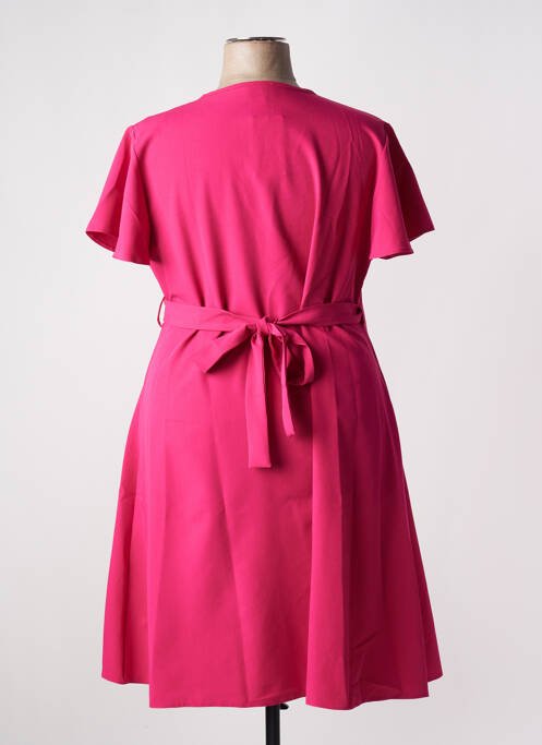 Robe mi-longue rose fonce MULTIPLES pour femme