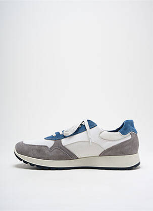 Baskets fermeture zip et lacets bout rond bleu ARA homme