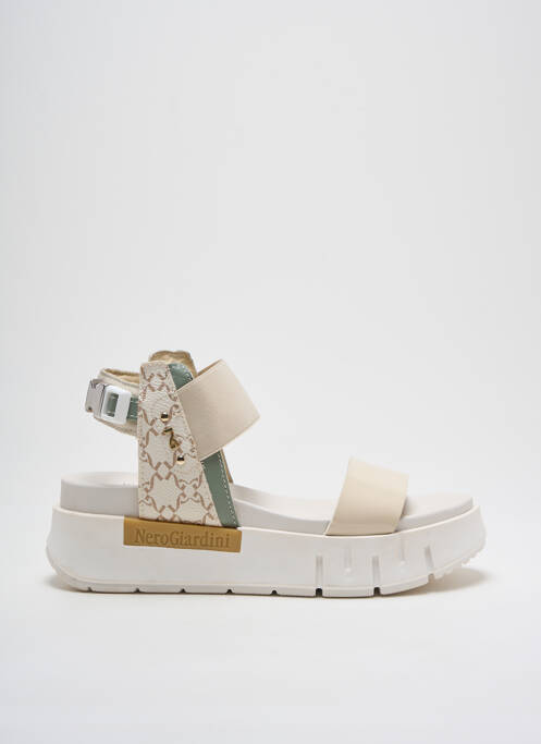 Sandales/Nu pieds beige NERO GIARDINI pour femme
