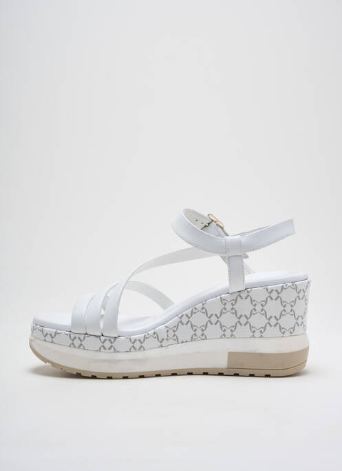 Sandales/Nu pieds blanc NERO GIARDINI pour femme