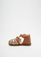 Sandales/Nu pieds marron ASTER pour fille seconde vue