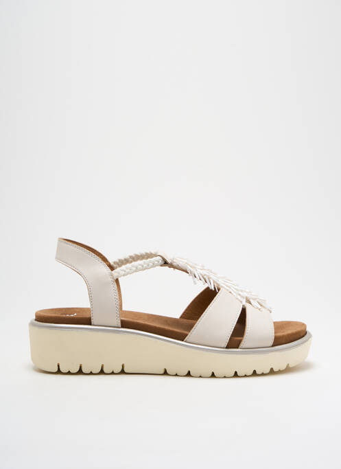 Sandales/Nu pieds beige ARA pour femme